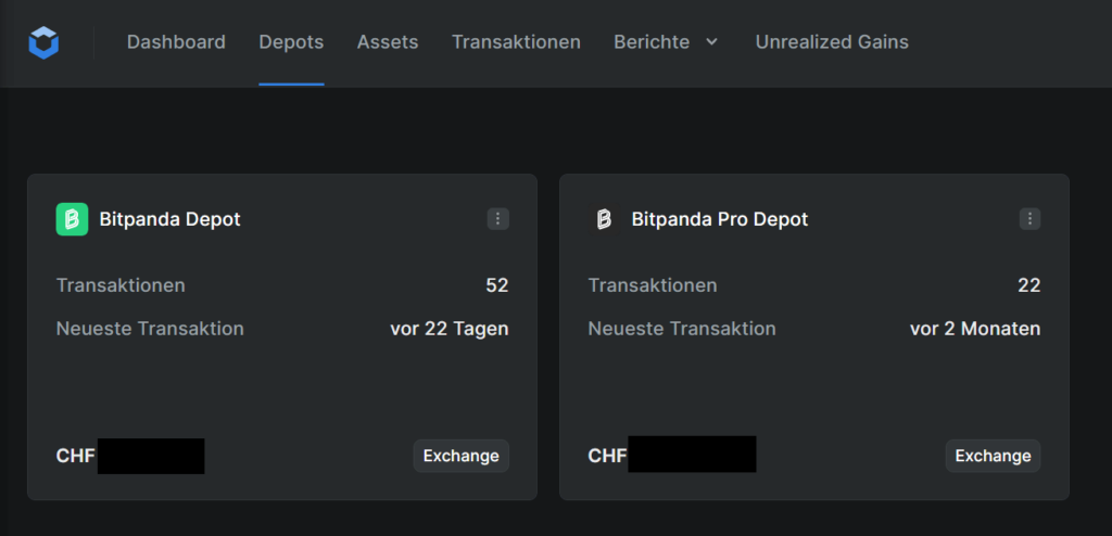 Blockpit Bitpanda API Import