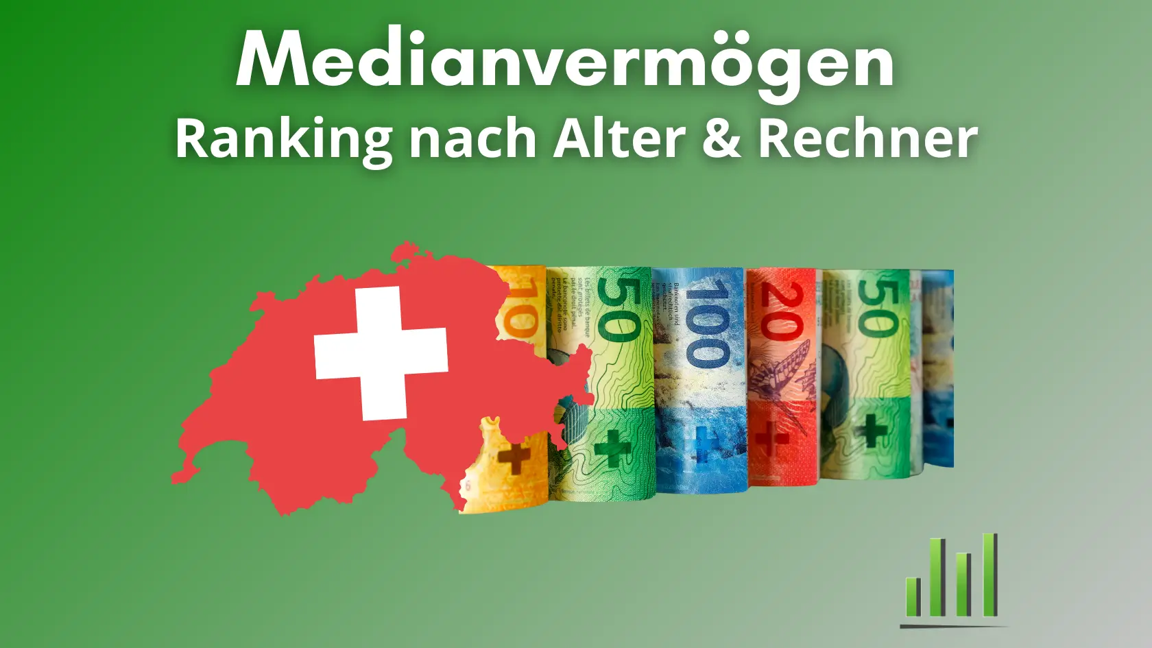 Medianvermögen Schweiz - Ranking nach Alter und Rechner