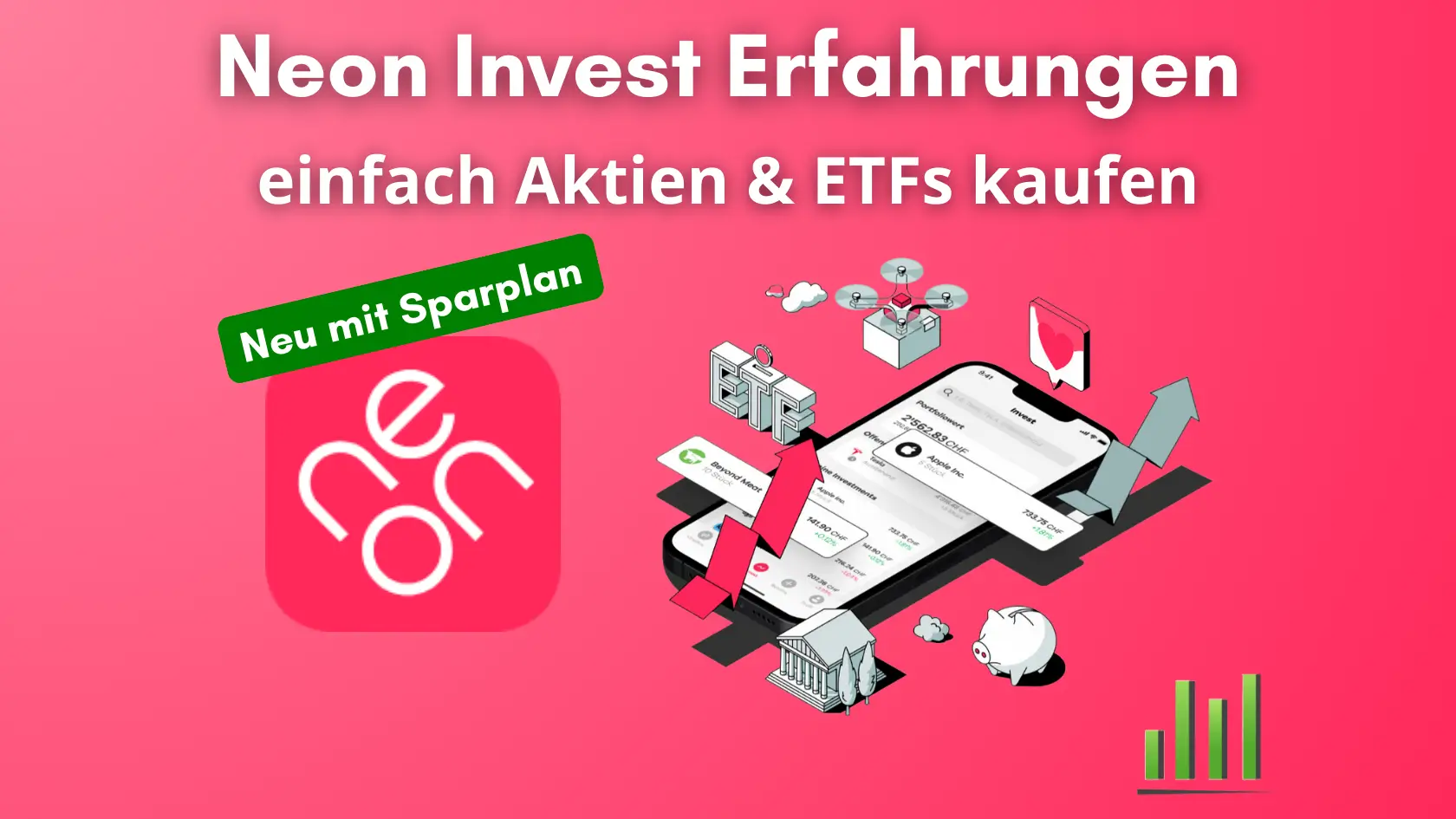 Neon Invest Erfahrungen, Vergleich Yuh & Sparplan