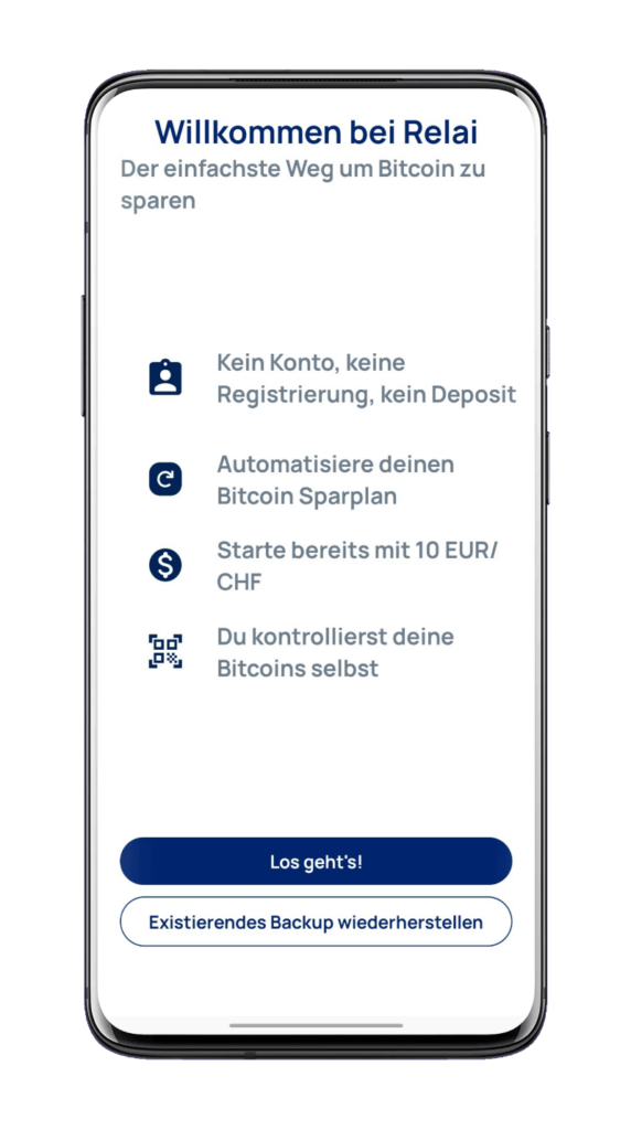 Relai im Kryptobörsen Vergleich Schweiz