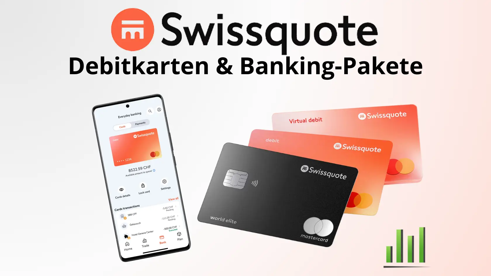 Swissquote ETF Sparplan plus Gebühren & Alternativen