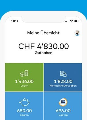 zak vs yuh vs neon Smartphone Banken